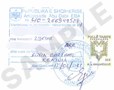 Albania-embassy-stamp
