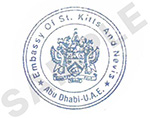 St. Kitts-embassy-stamp